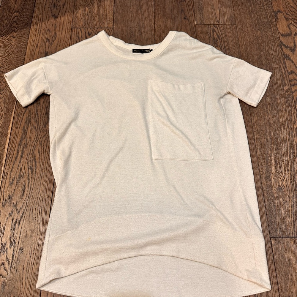 Rag & Bone Cream Short Sleeve Tee